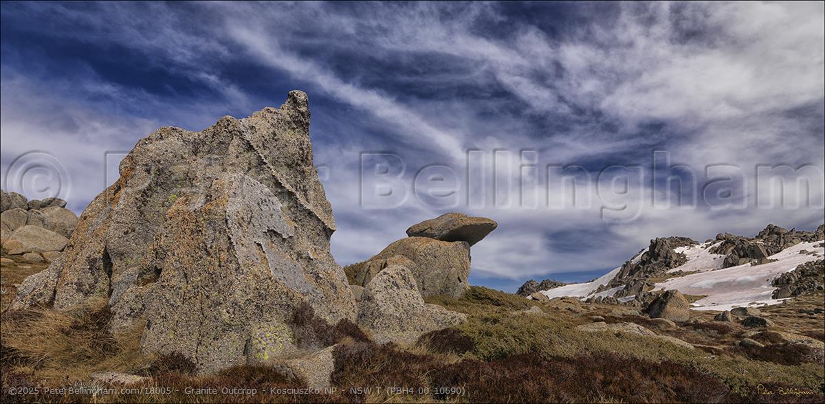 Peter Bellingham Photography Granite Outcrop - Kosciuszko NP - NSW T (PBH4 00 10690)